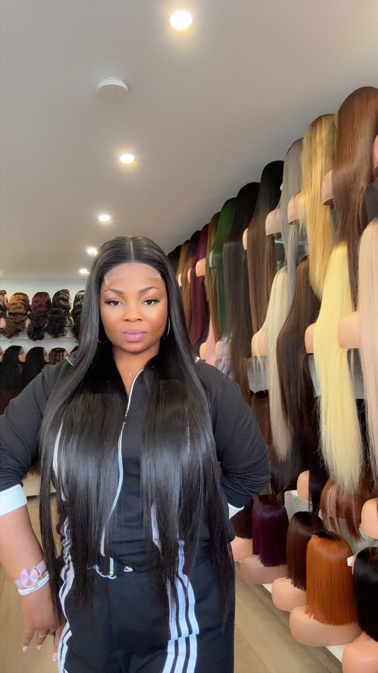 Divine premium perruques sans colle indien