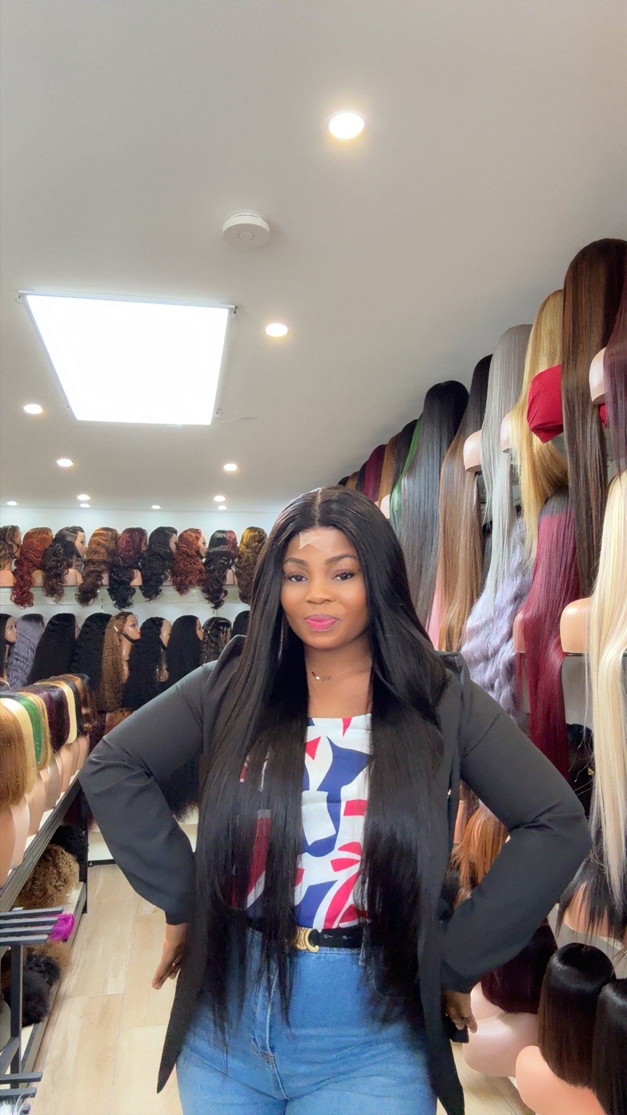 Divine premium perruques sans colle indien