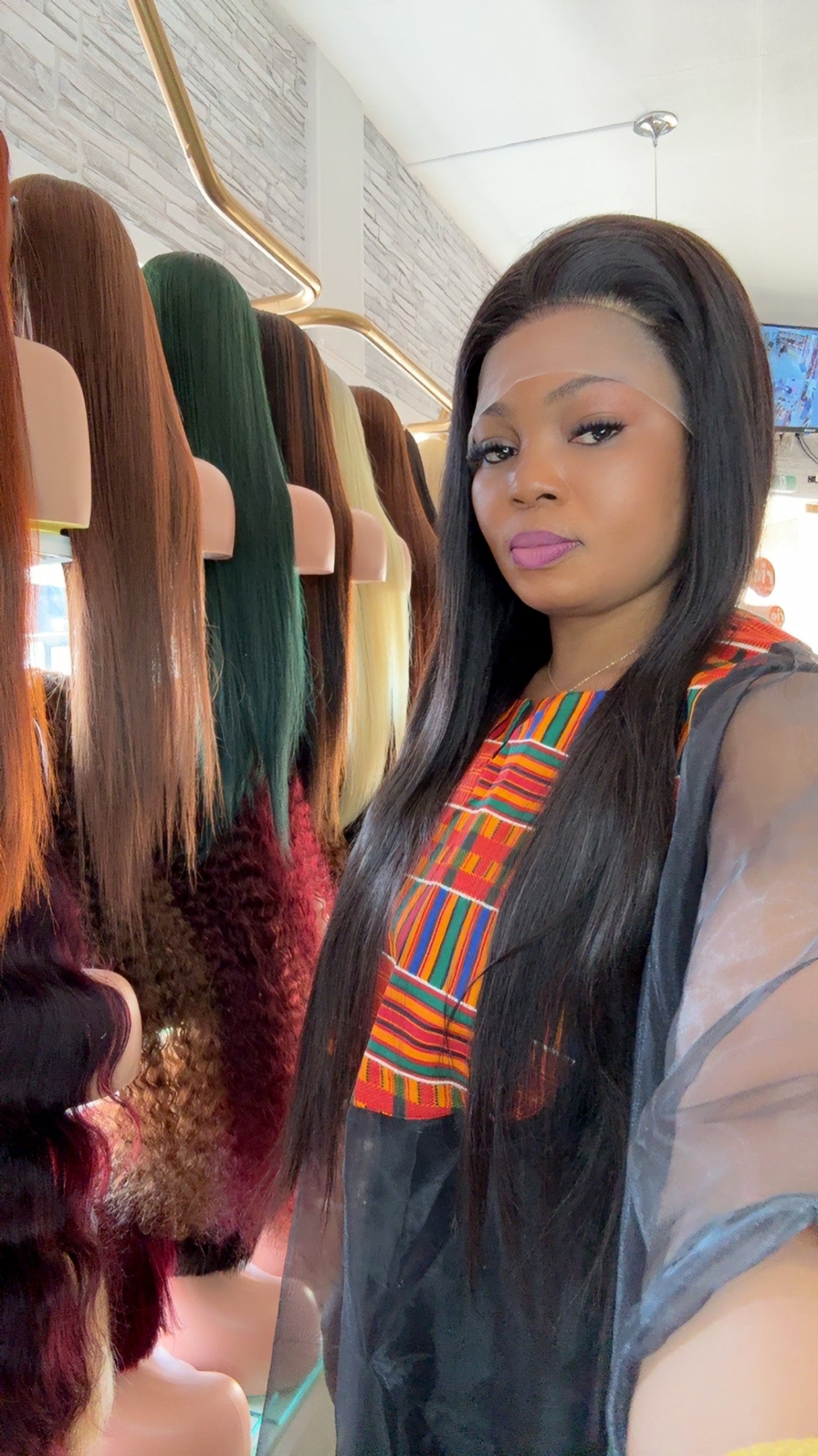 Virgin hair 13x4 lace frontale peux se porter avec ou sans colle taille 30