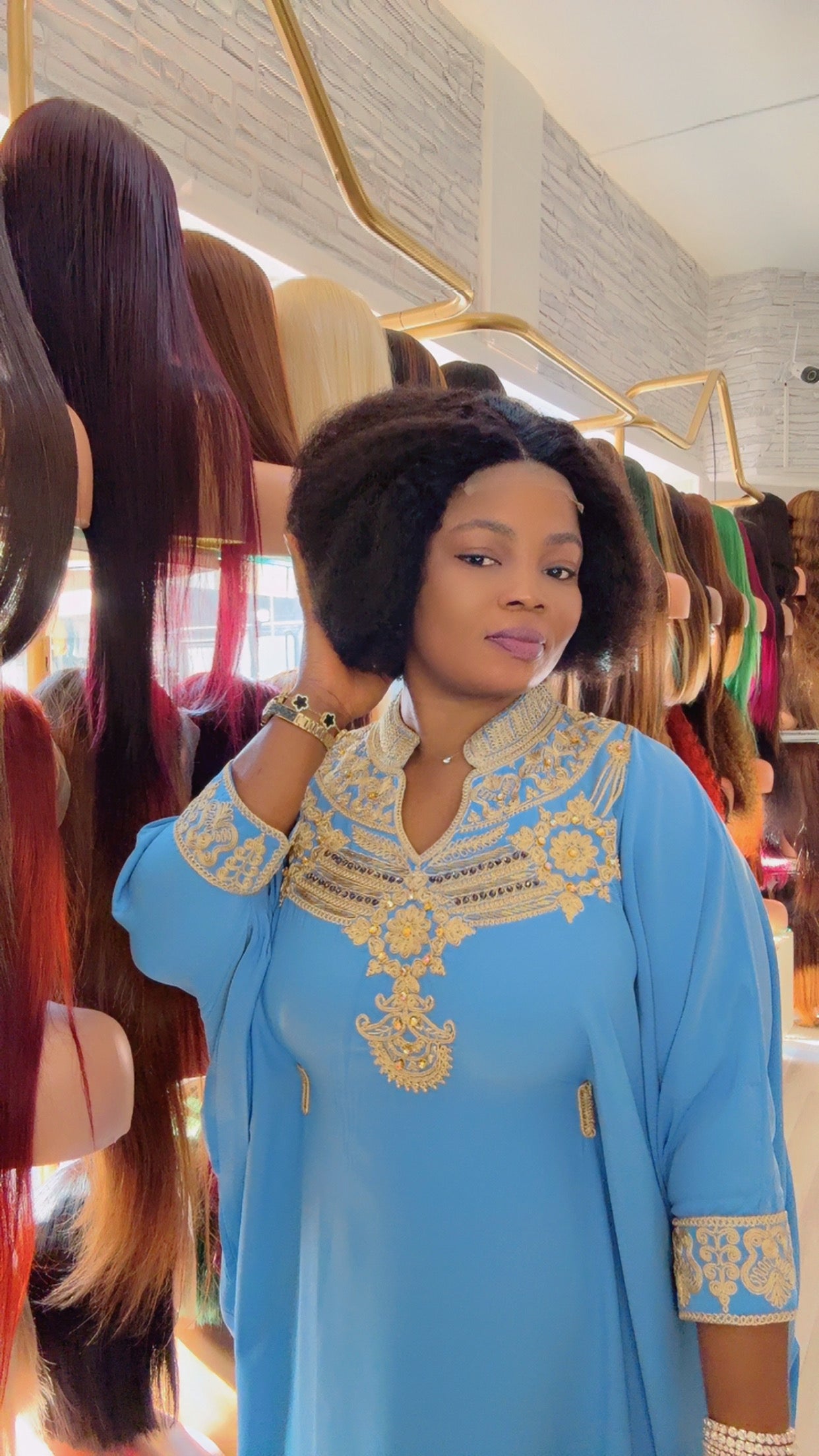 Afro love perruque afro en closure 4x4