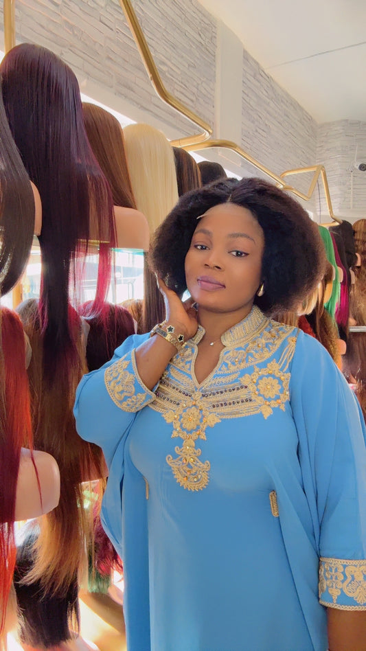 Afro love perruque afro en closure 4x4