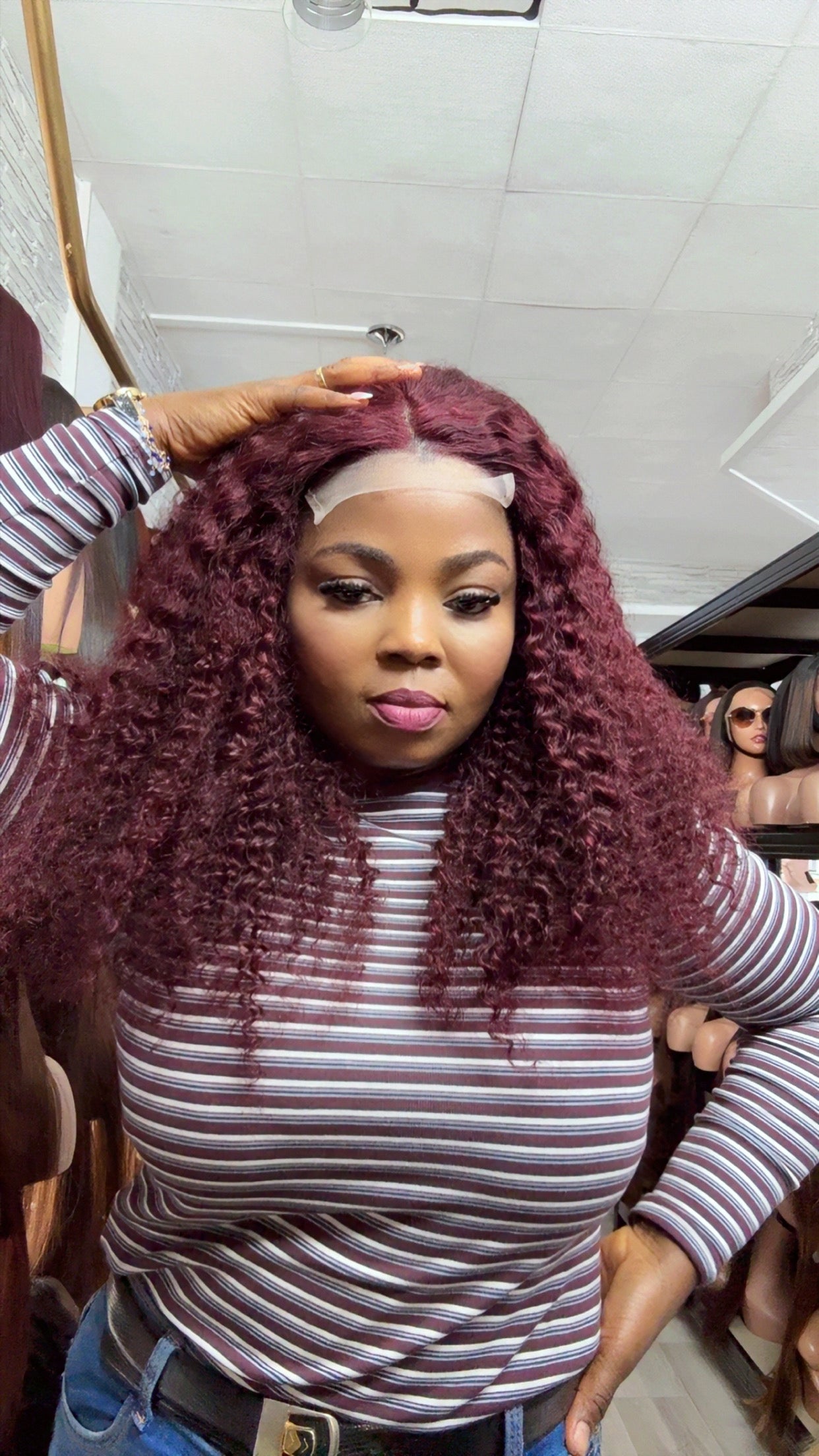 Liora virgin hair sans colle 4x4 closure