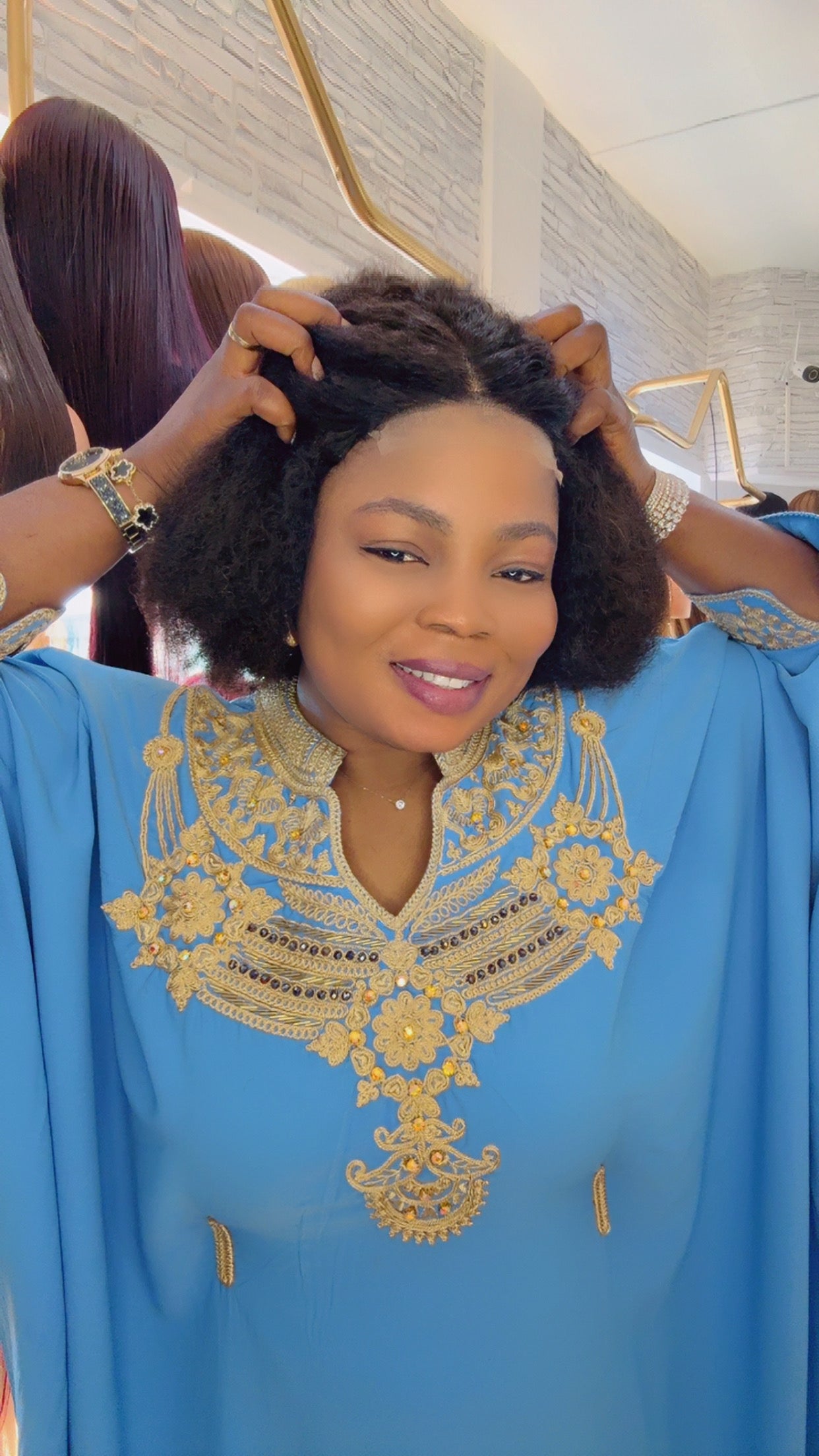 Afro love perruque afro en closure 4x4