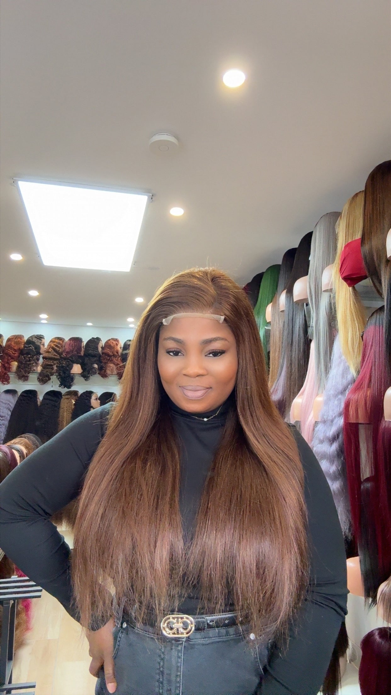 Perruque Virgin hair lace closure 4x4 sans colle