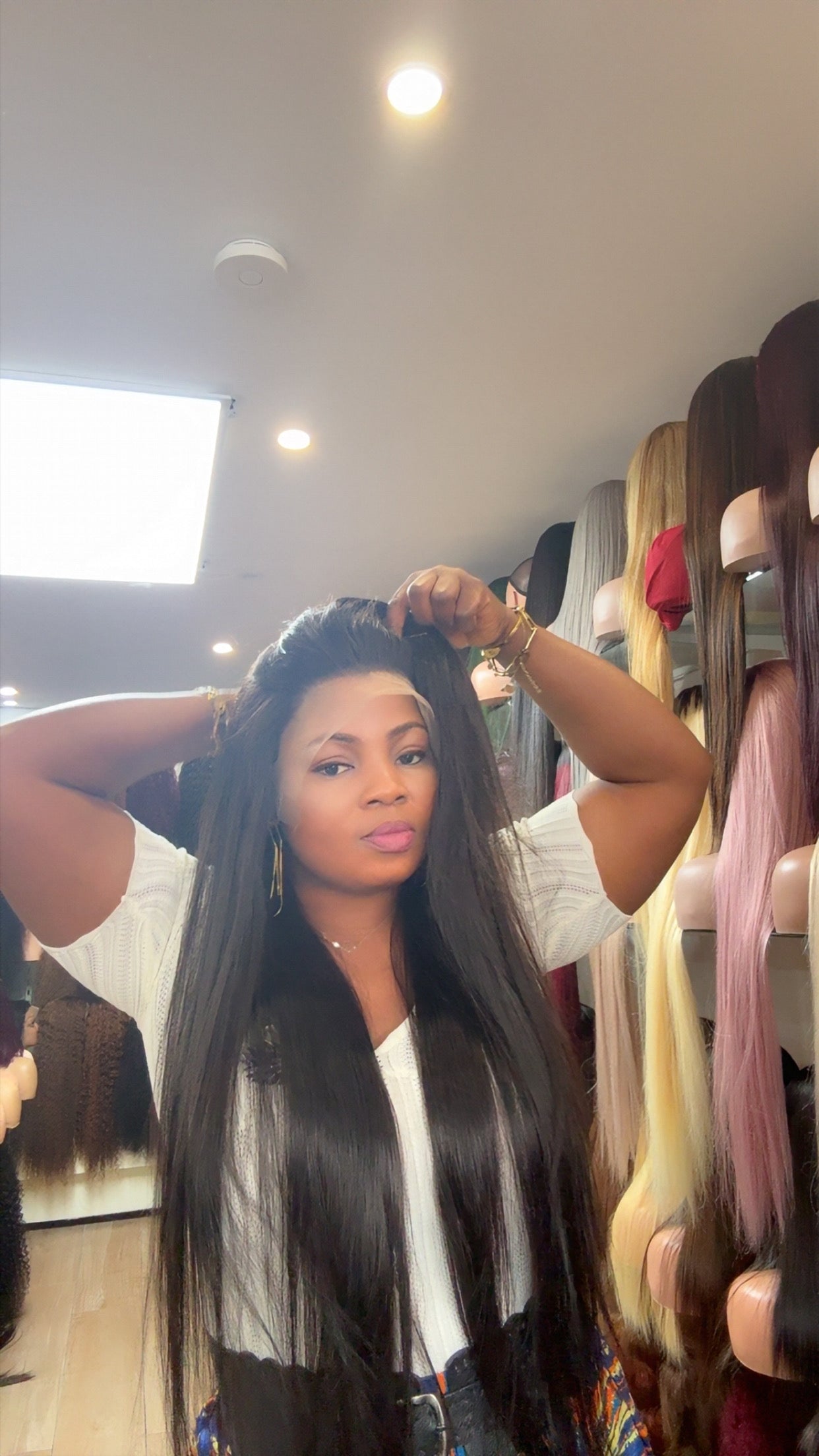 Promotion Perruque cheveux humain 13x4 taille 32