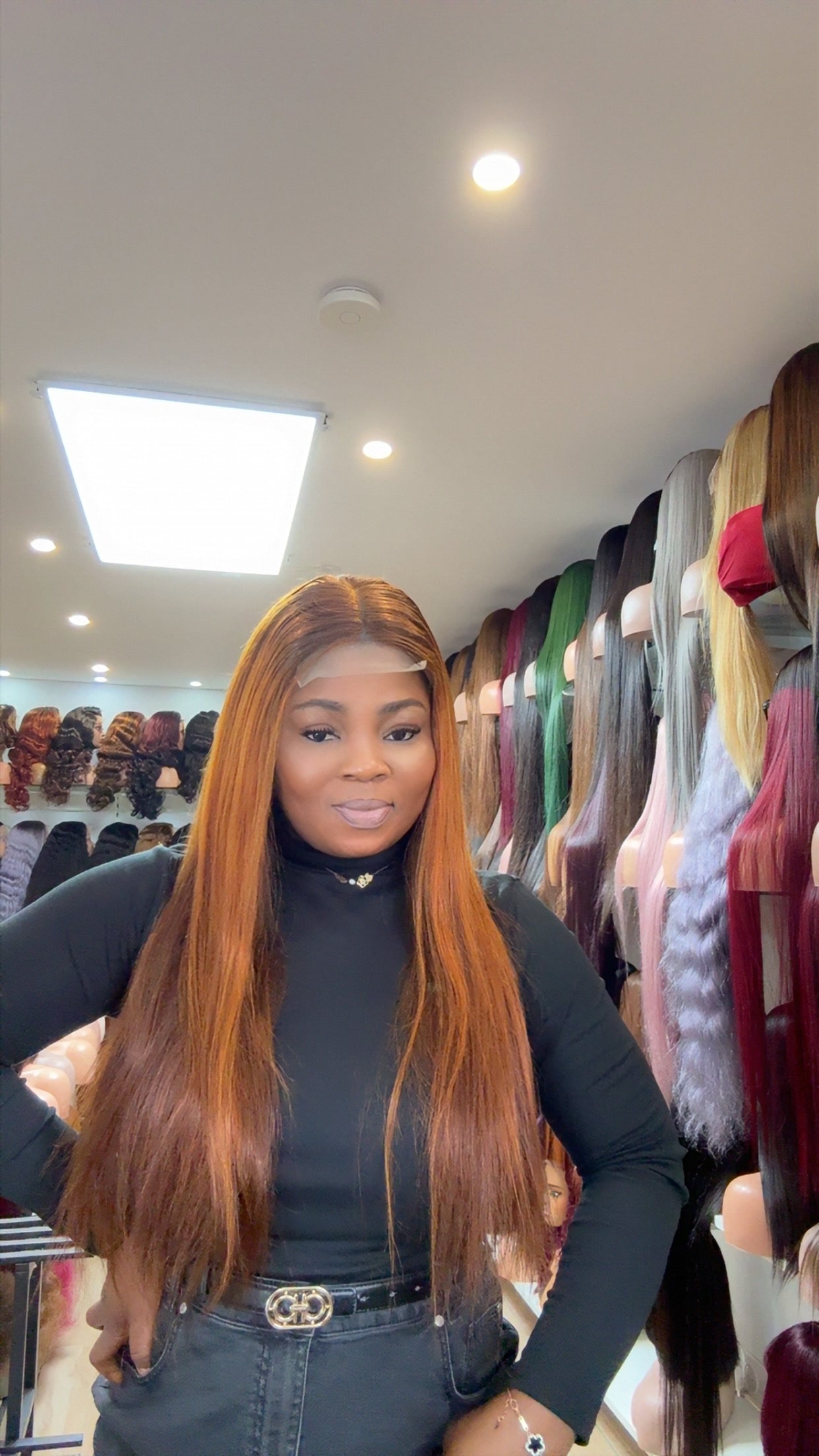 Perruque Virgin hair lace closure 4x4 sans colle