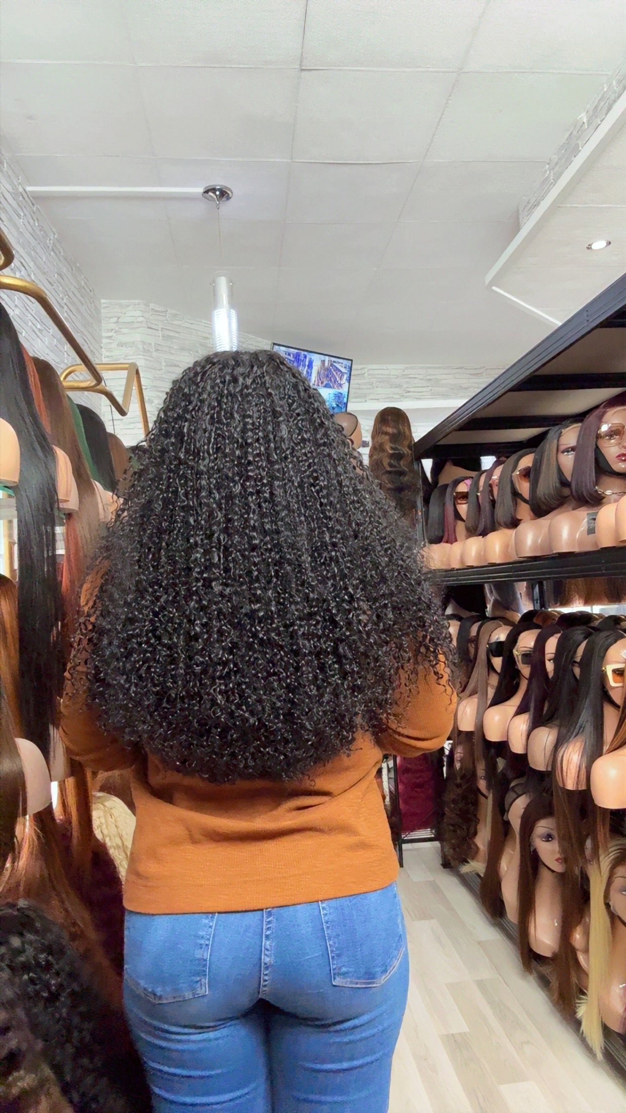 Vietnamienne boucle pixi curly sans colle 5x5 closure